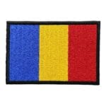 romanian flag embroidery patch