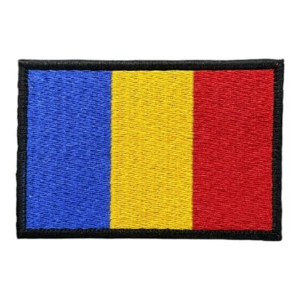 romanian flag embroidery patch