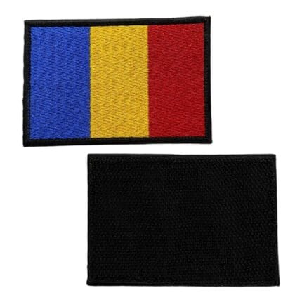 romanian flag embroidery patch velcro