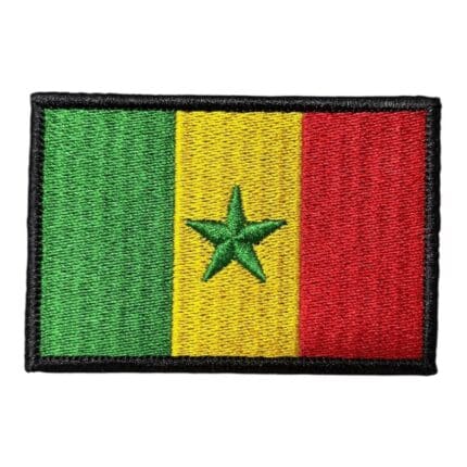 senegal flag embroidery patch