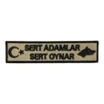 sert adamlar sert oynar yazili nakis pec patch