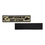 sert adamlar sert oynar yazili nakis pec patch cirtli