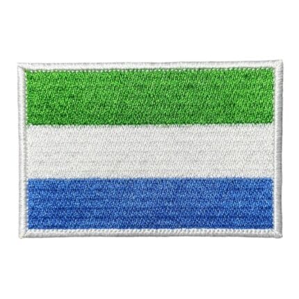sierra leone flag embroidery patch