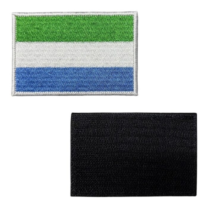 sierra leone bayragi nakis patch pec cirtli