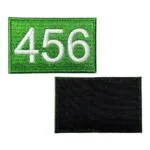 squid game 456 numarali oyuncu patch pec cirtli