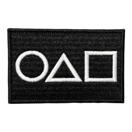 squid game circle triangle square symbol patch
