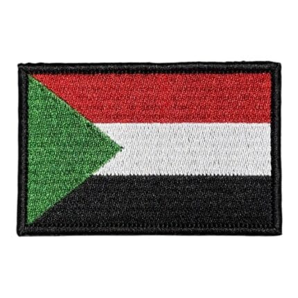 sudan flag embroidery patch