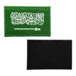 saudi arabia flag embroidery patch velcro