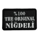 the original nigdeli yazili nakis pec patch