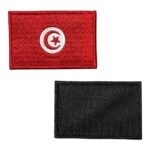 tunus bayragi nakis patch pec cirtli