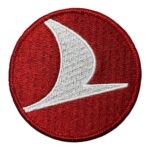 turkish airlines thy logo embroidery patch