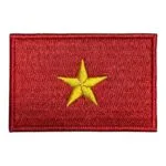 vietnam flag embroidery patch
