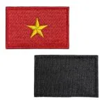 vietnam flag embroidery patch velcro