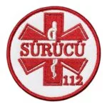112 acil servis surucu pec nakis patch