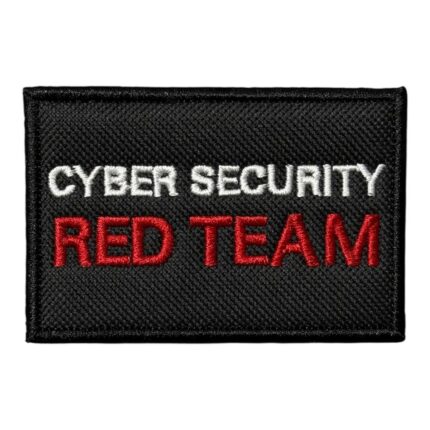 cyber security red team embroidery patch
