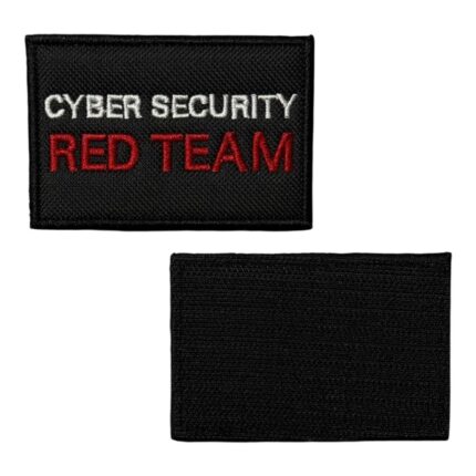 cyber security red team embroidery patch velcro
