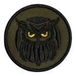 gozcu avci taktik baykus nakis patch pec