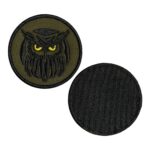 gozcu avci taktik baykus nakis patch pec cirtli