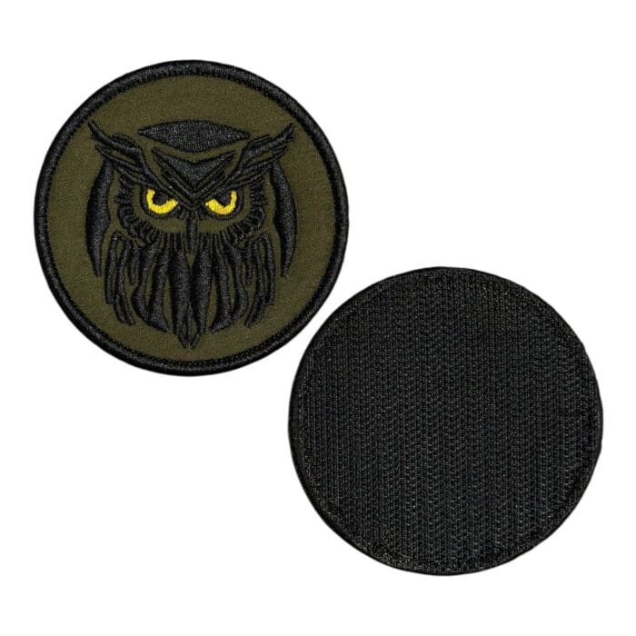 gozcu avci taktik baykus nakis patch pec cirtli