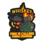 kobra buyucusu alevli asker moral pec patch