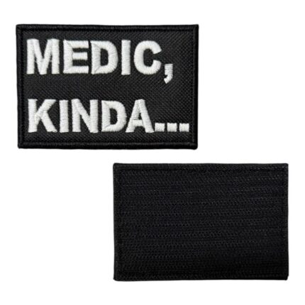 medic kinda funny morale embroidery patch velcro