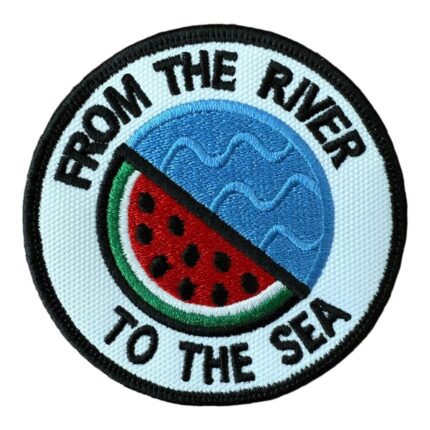 from the river to the sea embroidered patch
