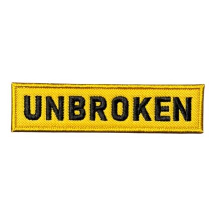 yellow ground unbroken written patch