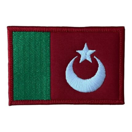 karapapak turks flag embroidery patch