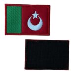 karapapak turkleri bayragi nakis pec patch cirtli