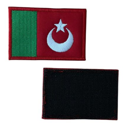 karapapak turks flag embroidery patch velcro