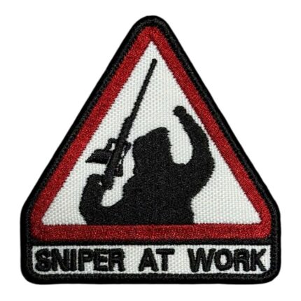 sniper at work sniper embroidery patch