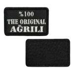 the original agrili yazili nakis patch pec cirtli