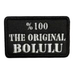 the original bolulu yazili nakis patch pec