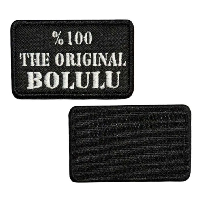 the original bolulu yazili nakis patch pec cirtli