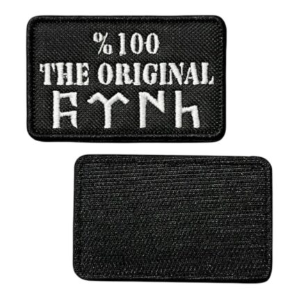 the original turkish written embroidery patch velcro