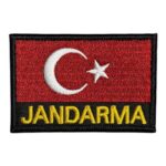turk bayragi jandarma yazili nakis patch pec