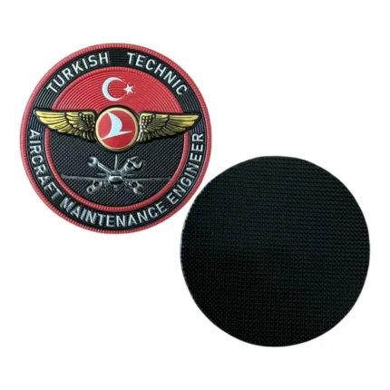 turkish technic aircraft engineer patch velcro