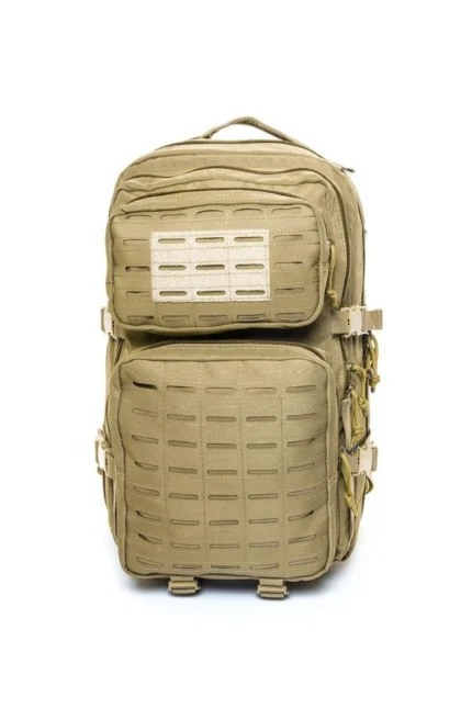 desert color 45l backpack with 2 free patches
