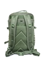 khaki color 45l backpack with 2 free patches 3