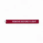 kirmizi remove before flight anahtarlik 43x5 cm