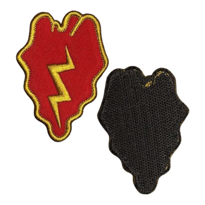 korean war turkish soldier lightning patch velcro