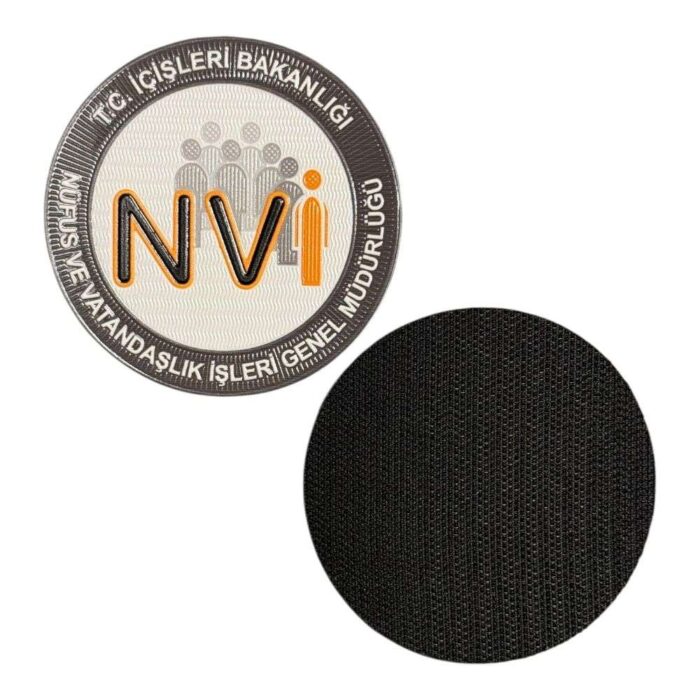 nufus ve vatandaslik isleri nvi patch velcro