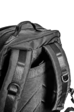 black color 45l backpack with 2 free patches 4