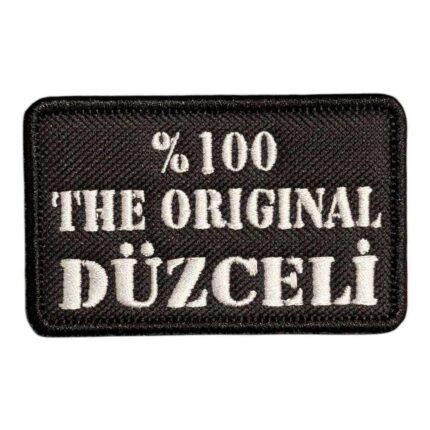 the original duzceli written embroidery patch