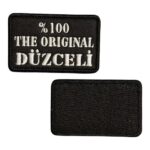 the original duzceli yazili nakis patch pec cirtli