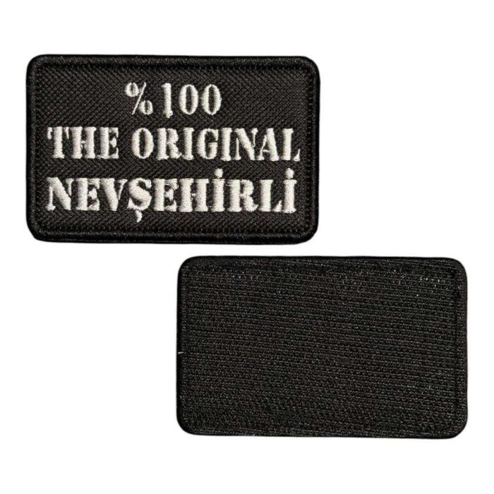 the original nevsehirli yazili nakis patch pec cirtli