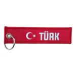 turk ve gokturk temali cift yon dokuma anahtarlik on