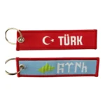turk ve gokturk temali cift yon dokuma anahtarlik tasarim