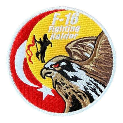 akinci f 16 fighting raider embroidered patch