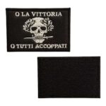 arditi o la vittoria o la morte embroidered patch velcro